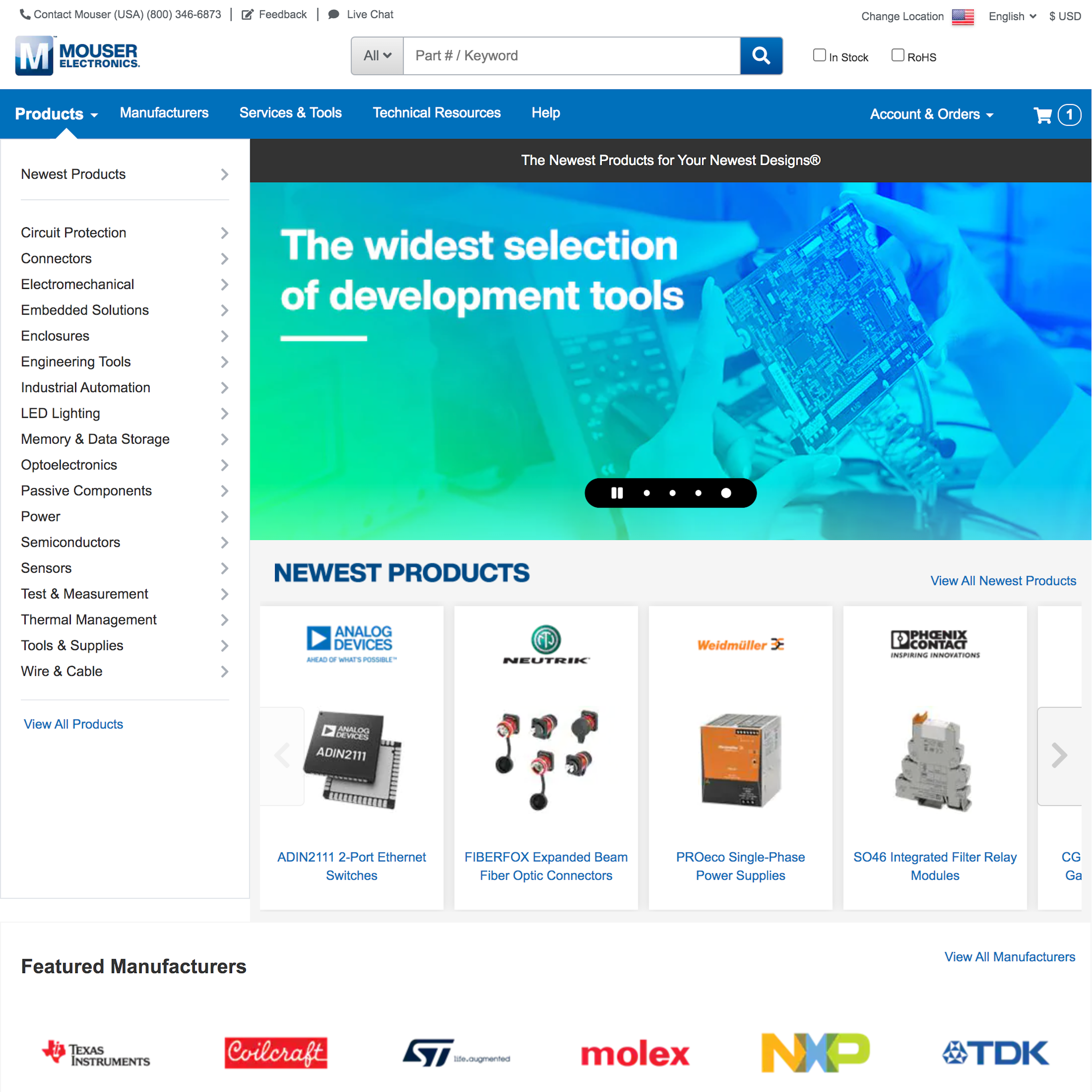 Mouser website best sale
